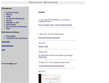 Tablet Screenshot of christine-wunnicke.com